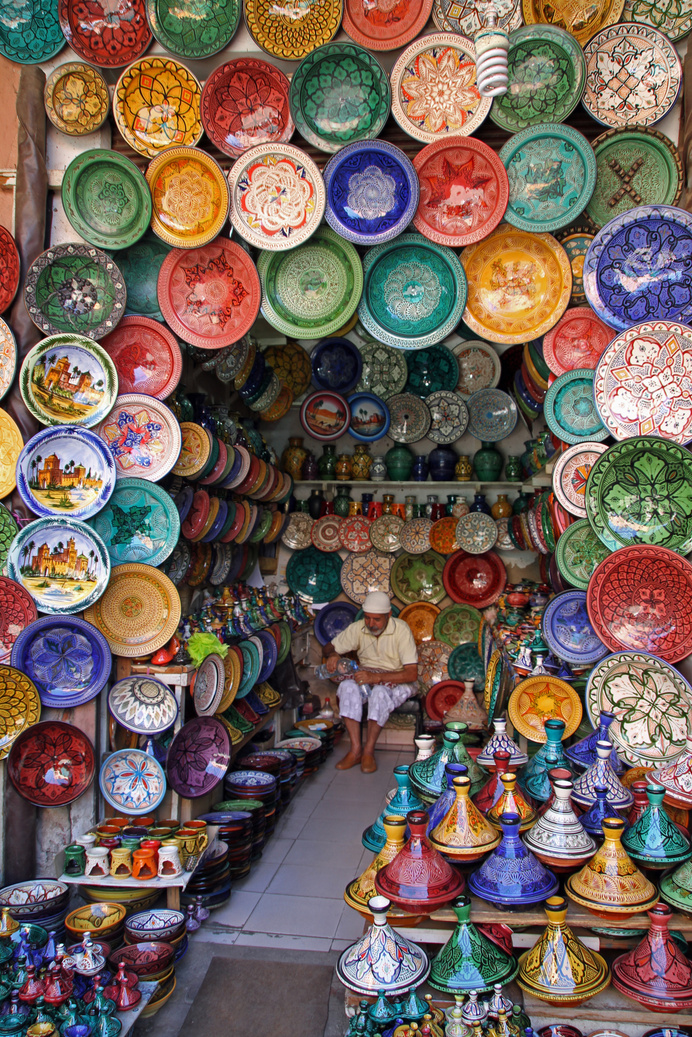 Ceramic Shop in Morocco