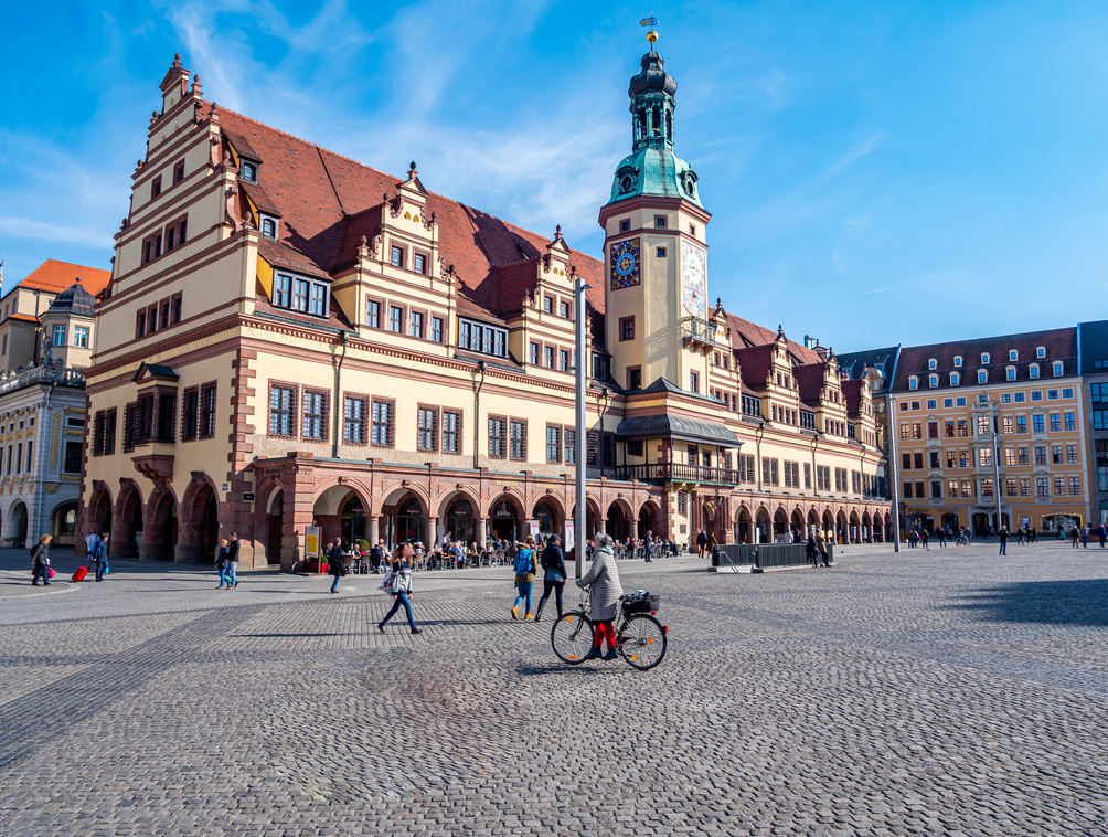 Old Town Hall Leipzig with Marketplaces