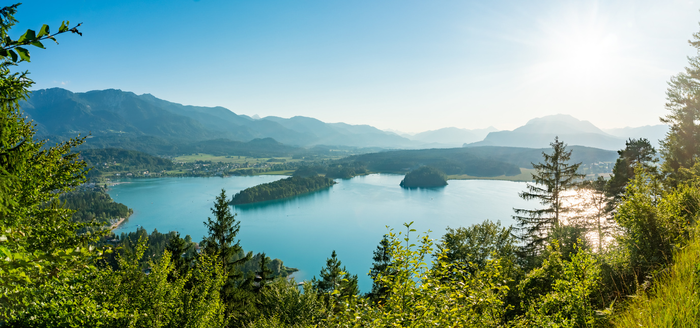 Lake Faak in Carinthia, Austria