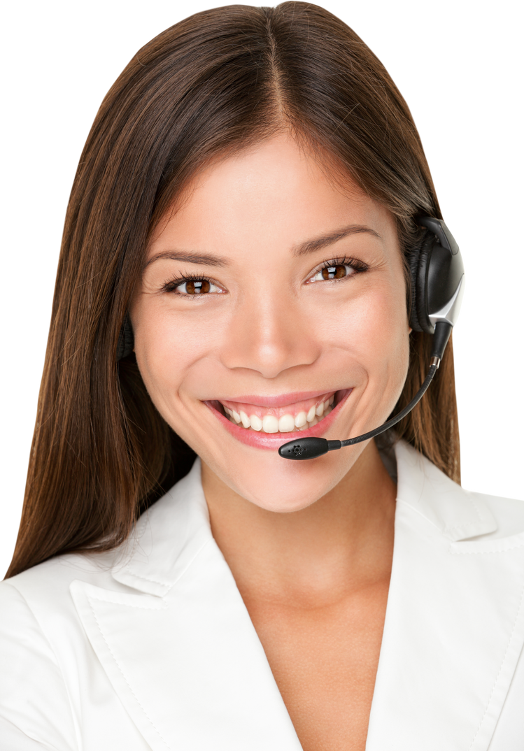 Female Call Center Operator