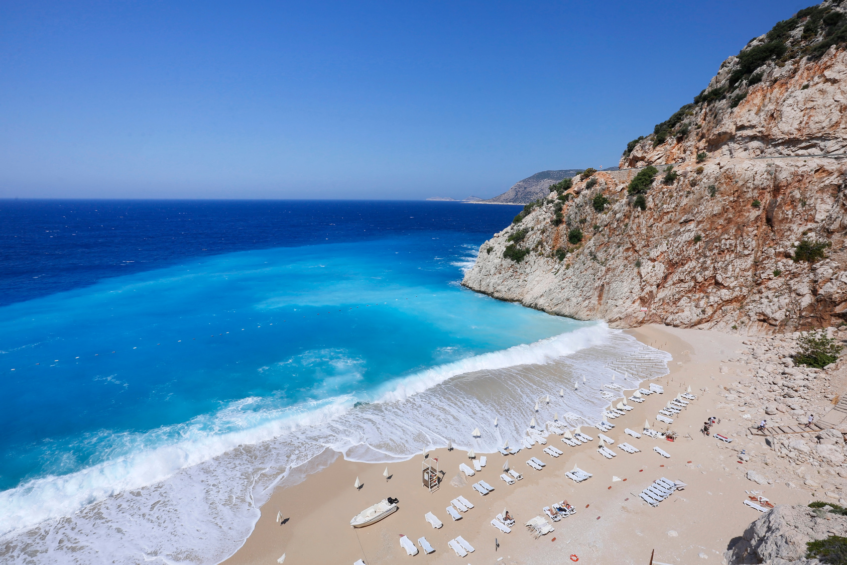 Kaputas Beach, Akdeniz, Kaş, Türkiye